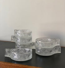Load image into Gallery viewer, Set of 6 crystal bowls by Oberglas
