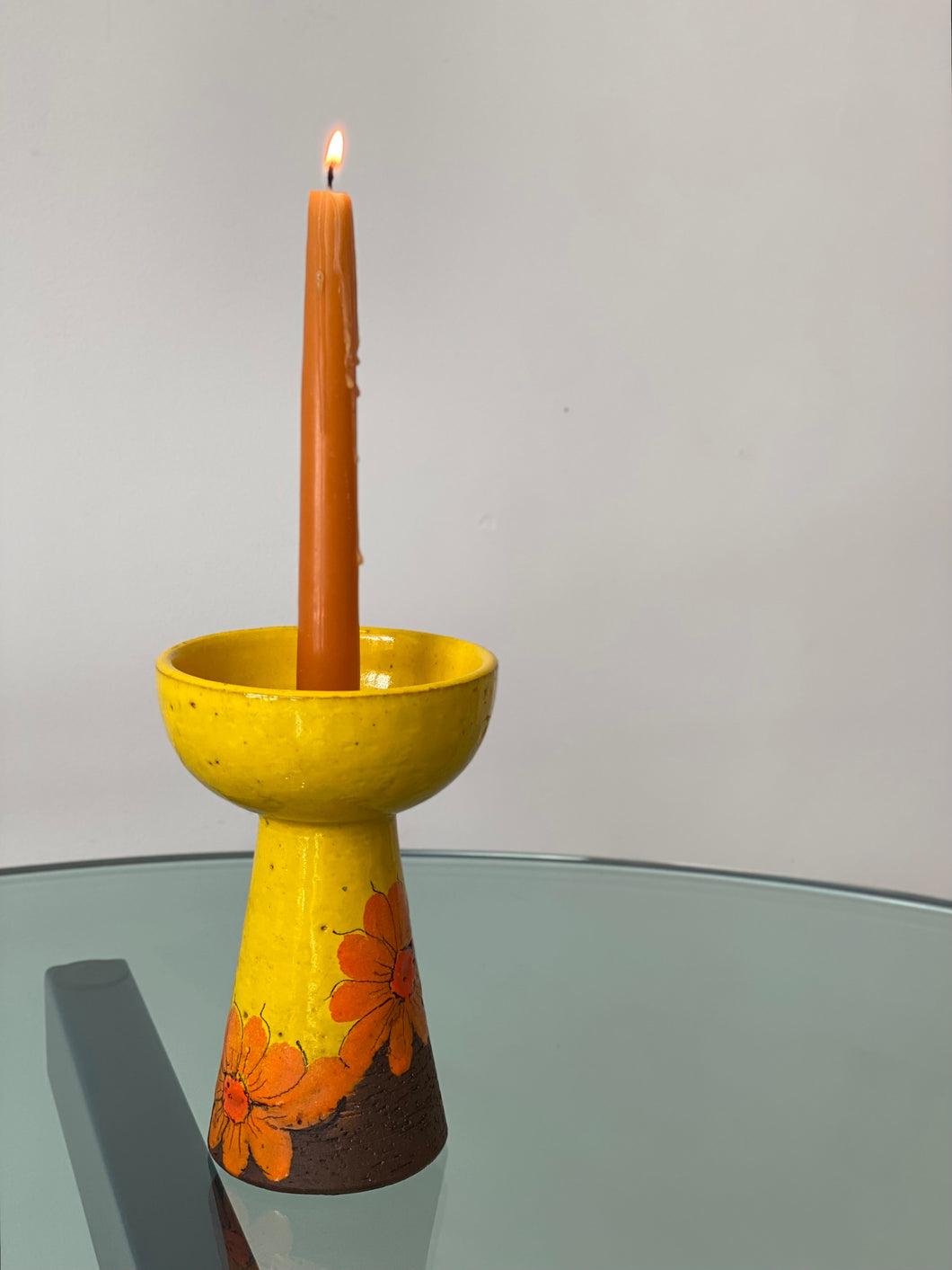 Candleholder by Aldo Londi for Bitossi