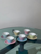 Load image into Gallery viewer, Set of 6 cups and saucers by Konvolut Lilien Porzellan

