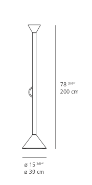 Callimaco floor lamp by Ettore Sottsass