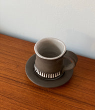 Load image into Gallery viewer, Ceramic mug and plate by Nicolas and Jacqueline Brodbeck
