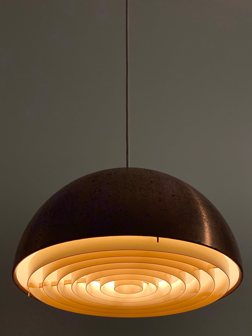 Louisiana copper dome by Vilhelm Wohlert and Jørgen Bo for Louis Poulsen