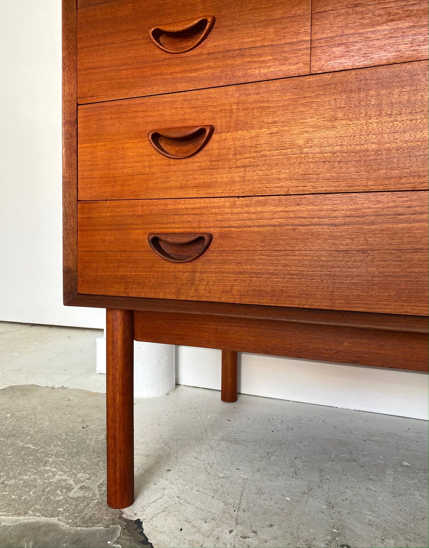 Teak secretary desk by Peter Hvidt