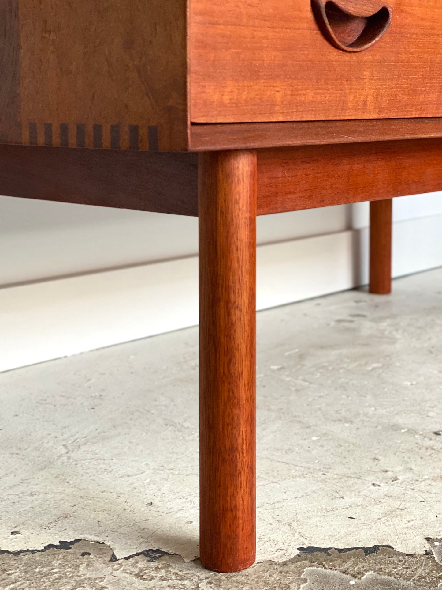 Teak secretary desk by Peter Hvidt