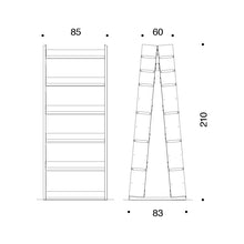 Load image into Gallery viewer, Gran Livorno Self Standing bookshelf by Marco Ferreri
