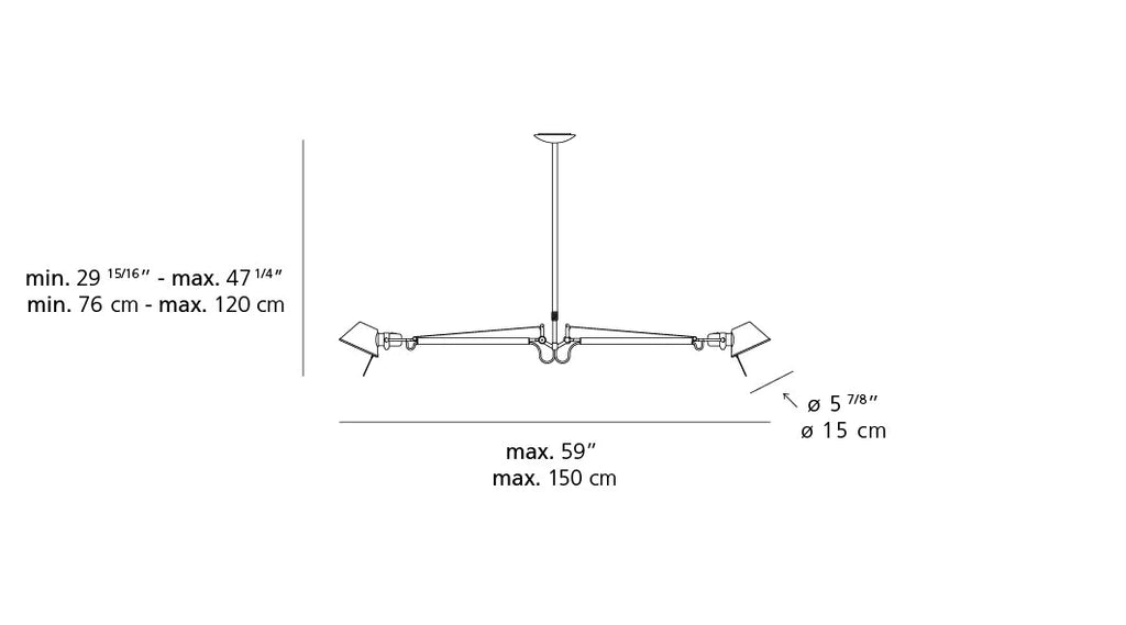 Tolomeo Double suspension by Michele De Lucci and Giancarlo Fassina