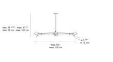 Load image into Gallery viewer, Tolomeo Double suspension by Michele De Lucci and Giancarlo Fassina
